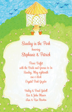 Romantic Spring Gazebo Invitation