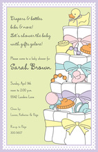 Baby Diaper Change Invitations