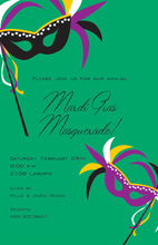 Carnival Masks Party Invitation