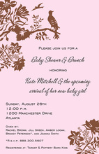 Corner Toile Invitation