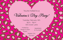 Valentine Feet Gathering Party Invitations