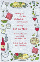 Special Cocktail Cart Invitations