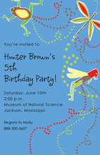 Boy Bugs Invitation