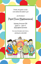 Little Artists Invitations