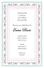 Baby Blossoms Invitations