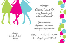 Party Girls Invitation