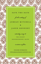 Modern Great Peacock Patterns Invitation