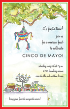 Colorful Mexican Place Setting Invitation