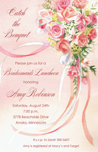 Inspiring Catch The Bouquet Invitations