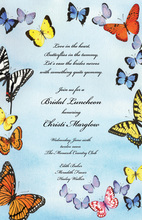 Flying Social Butterflies Invitation