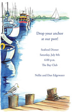 Yacht Club Down By The Bay Invitations