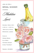 Roses Sparkles Celebration Invitations