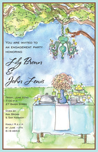 Garden Table Invitations