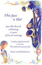 Contemporary Modern Jazz Age Invitations