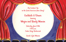 Theatre Curtains Invitation
