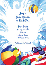 Sunny Swimmers Invitation