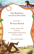 Wild West Western Welcome Invitations