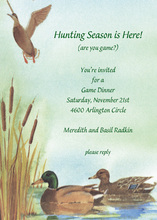 Wild Ducks Season Invitations