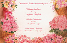 Rose Topiaries Invitations