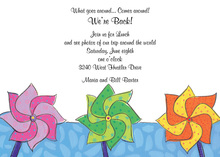 Festive Party Spinners Invitation