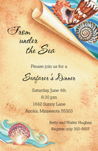 Stitched Sea Invitation