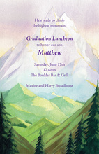 Mountains Landscape Scenery Invitation