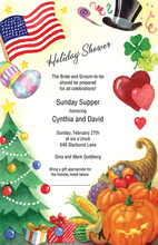 American Festival Holiday Celebrations Invitation