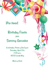 Happy Mexican Fiesta Duo Couple Invitations