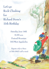 Up the Rocks Invitation