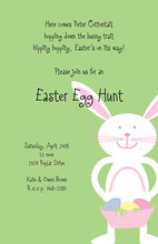 Bunny Basket Invitation