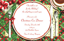 Santa's Placesetting Invitation