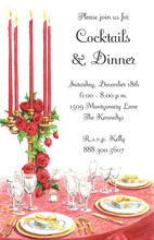 Santa's Placesetting Invitation