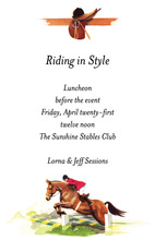 Elegant Equestrian Showmanship Invitation