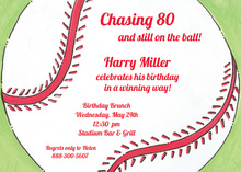 Baseball Hobby Cards Photo Birthday Party Invitations