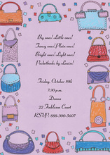 Purse Strings Border Invitation