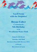 Dolphin Play Invitation