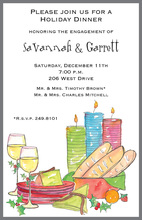 Festive Buffet Invitation