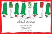 Hula Feet HolidayTropical Invitation