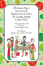 Kids Holiday Buffet Invitation