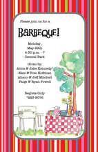 BBQ Graduation Guy Invitations