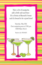 Toasting Drink Hands Invitation