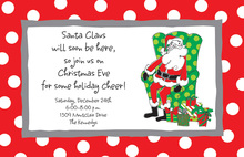 Santa's Lap Invitations