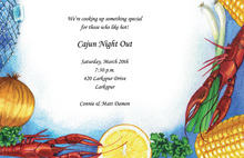 Picnic Crawfish Bash Invitations