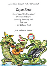 Alligators Jazz Singing Invitation