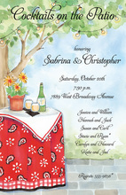 Outdoor Vineyard Classic Brunch Invitations