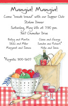 Italian Dinner Party Invitation