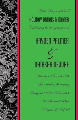 Lovely Elegant Evening Formal Invitation