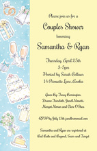 Wedding Elements Yellow Collage Invitations