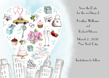 City Love Style Grey Invitation