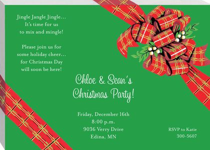 Extravaganza Great Holiday Package Invitations